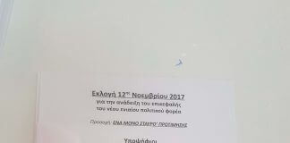Δείτε τα αποτελέσματα της κεντροαριστεράς στον Χολαργό