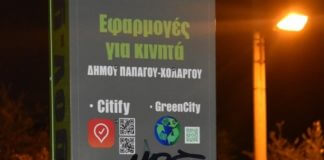 Ίδια άθλια εικόνα και έξω από το Δημαρχείο Παπάγου – Χολαργού