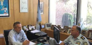 H. Αποστολόπουλος: Συνάντηση με τον Αστυνομικό Διευθυντή Βορειοανατολικής Αττικής