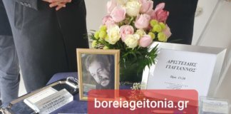 Αριστείδης Γιαγιάννος: Φωτογραφίες από την Κηδεία του