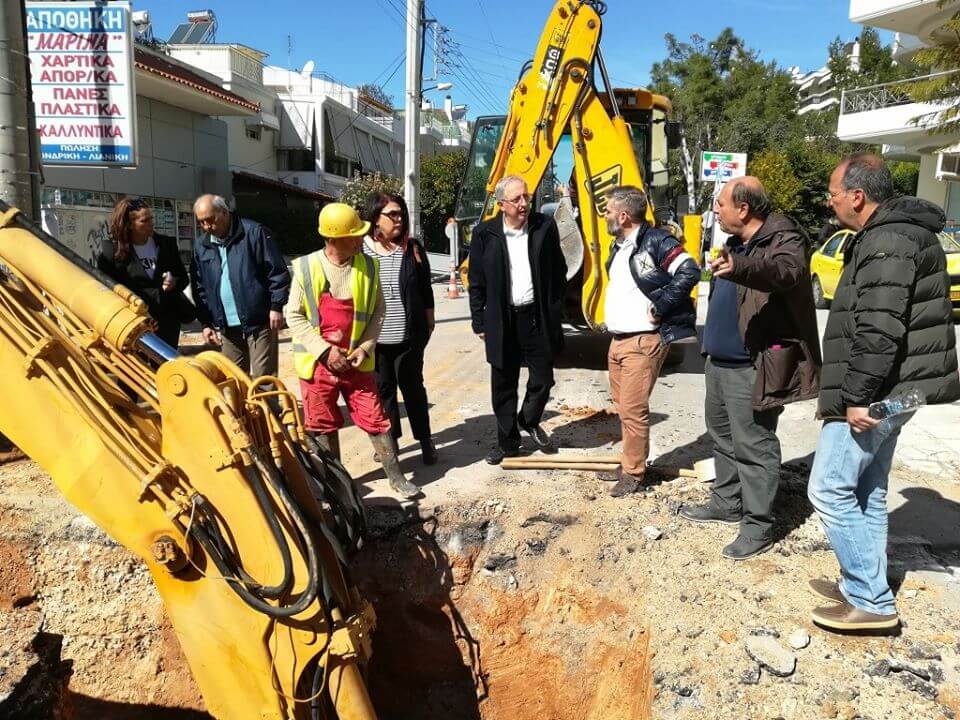 Έργα στις περιοχές Αγ. Θωμά, Εργατικών Κατοικιών, Κοκκινιάς και Νέου Αμαρουσίου