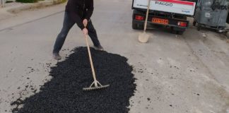 Νέα Ιωνία: Συνεχίζονται οι εργασίας επισκευής οδοστρωμάτων