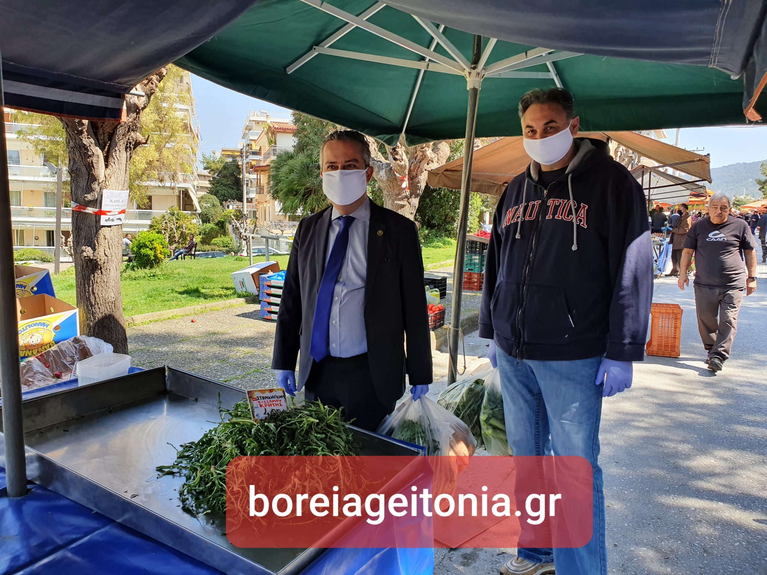 Ηλίας Αποστολόπουλος: Δείτε τις δηλώσεις του στην λαϊκή αγορά του Χολαργού