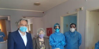 Βασίλης Γιαννακόπουλος: Διαγνωστικά τεστ στη στέγη Γερόντων Αγίας Παρασκευής