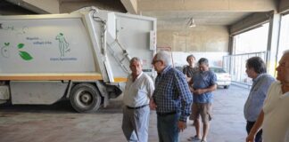 Αμαξοστάσιο του Δήμου: Επίσκεψη του Δημάρχου Αμαρουσίου