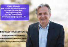 Βασίλης Γιαννακόπουλος: Καλή σχολική χρονιά σε όλους
