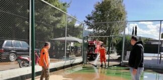 Μιχάλης Υφαντής: Καθαρισμός της Λίμνης στο Άλσος Παπάγου και στο γήπεδο τένις Νευροκοπίου