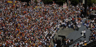 Ισπανία: Διαδήλωση κατά της χορήγησης αμνηστίας στους Καταλανούς αυτονομιστές.