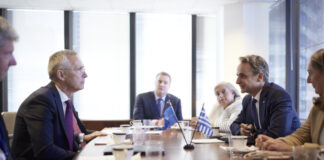 Συναντήσεις του Κυριάκου Μητσοτάκη με τον Γενικό Γραμματέα του NATO Jens Stoltenberg & τον Πρόεδρο της Δημοκρατίας της Κορέας Yoon Suk Yeol