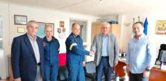 Δημάρχου Αμαρουσίου: Συνάντηση με τον Διοικητή του 9ου Πυροσβεστικού Σταθμού Αθηνών.