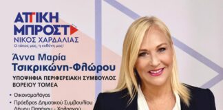 Άννα Μαρία Τσικρικώνη-Φλώρου: Υποψήφια Περιφερειακή Σύμβουλος στα Βόρεια