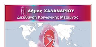 Δράση κατά του AIDS/HIV – Δωρεάν ανώνυμα τεστ στις 6/12
