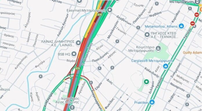 Χάος στην Εθνική λόγω ακινητοποιήμενου οχήματος στο ύψος της Νέας Φιλαδέλφειας