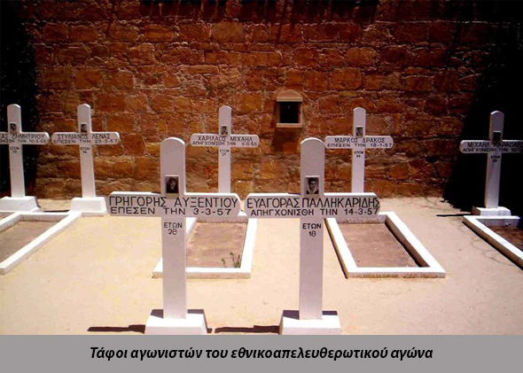 Τάφοι αγωνιστών του εθνικοαπελευθερωτικού αγώνα