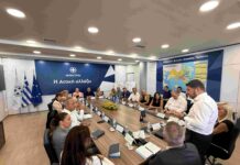 Νίκος Χαρδαλιάς στην πρώτη σύσκεψη με τους νέους Αντιπεριφερειάρχες
