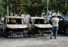 Εμπρηστική Επίθεση σε Αντιπροσωπεία Αυτοκινήτων στη Νέα Φιλαδέλφεια