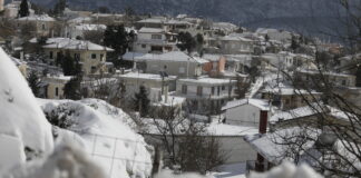 Έντονο κύμα ψύχους σε όλη τη χώρα – Χιόνια, παγετός και θυελλώδεις άνεμοι