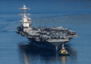 Απόπλους του USS Gerald R. Ford από τη Σούδα – Μήνυμα ισχύος στην Ανατολική Μεσόγειο