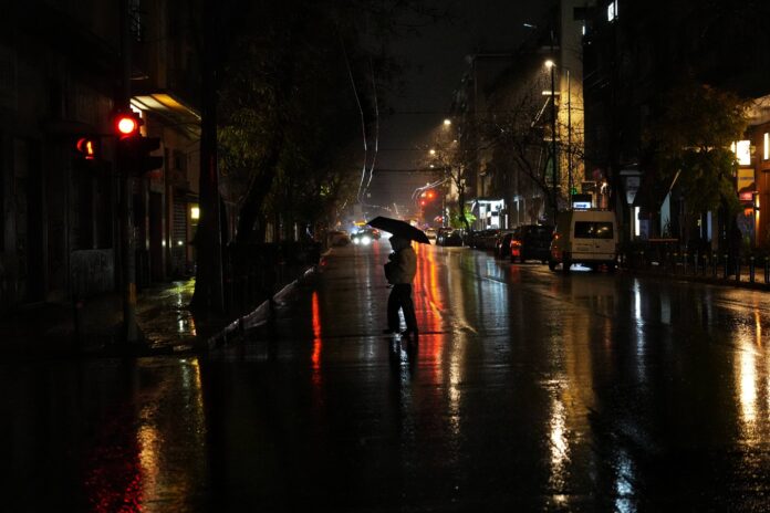 Βροχή κέντρο Αθήνας