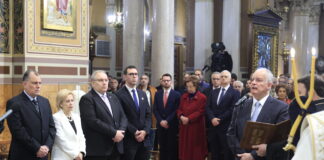 Δοξολογία για την Κυριακή της Ορθοδοξίας στη Μητρόπολη Αθηνών