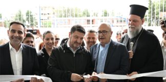 Χαρδαλιάς από το Ηράκλειο: Παραδόθηκε ανακαινισμένη η αίθουσα του 1ου Γυμνασίου