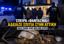 Σπείρα-«φάντασμα» άδειαζε σπίτια στην Αττική – Λεία πάνω από 865.000 ευρώ