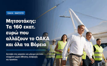 Μητσοτάκης: Τα160 εκατ. ευρώ που αλλάζουν το ΟΑΚΑ και τα βόρεια προάστια