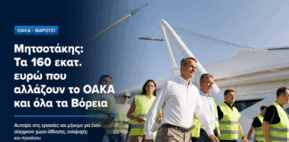 Μητσοτάκης: Τα 160 εκατ. ευρώ που αλλάζει το ΟΑΚΑ και τα βόρεια προάστια