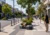 Νέα Ιωνία: Έργο 4 εκατ. ευρώ αλλάζει πεζοδρόμια και εμπορικό κέντρο Editorial απεικόνιση προσβάσιμου πεζοδρομίου για την ανάπλαση του εμπορικού κέντρου της Νέας Ιωνίας