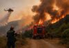 Πύρινος εφιάλτης σε Βοιωτία και Δυτική Αττική: 496 πυροσβέστες στη μάχη