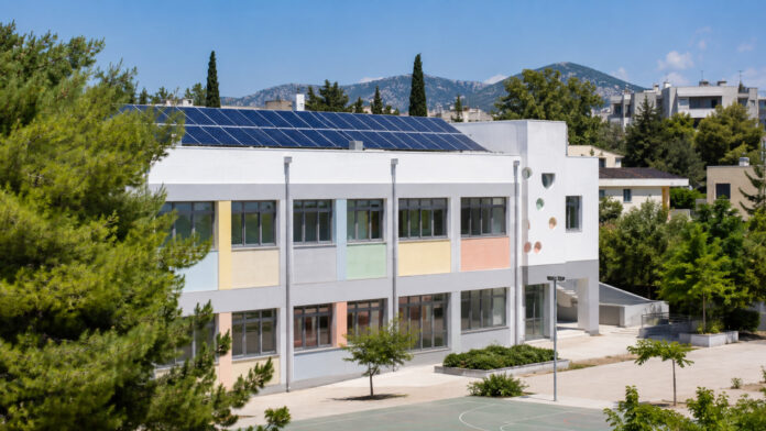 Ενεργειακά αναβαθμισμένο δημοτικό σχολείο στην Αγία Παρασκευή με φωτοβολταϊκά