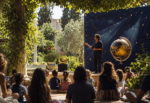 Αγία Παρασκευή: Μύθοι και αστερισμοί σε δωρεάν διαδραστική παράσταση Οικογένειες παρακολουθούν αφήγηση για μύθους και αστερισμούς σε καταπράσινο υπαίθριο χώρο