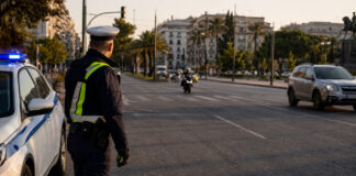 Αθήνα: 41χρονος με 16 διαδοχικές παραβάσεις του ΚΟΚ Αστυνομικός της Τροχαίας επιτηρεί την κυκλοφορία σε αστική λεωφόρο