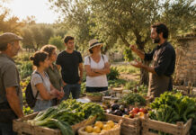 Attica Open Farm Days: Πρόσκληση σε παραγωγούς της Αττικής Παραγωγός παρουσιάζει τοπικά προϊόντα σε επισκέπτες αγροτικής εκμετάλλευσης στην Αττική