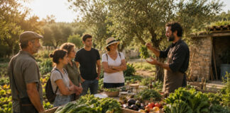 Attica Open Farm Days: Πρόσκληση σε παραγωγούς της Αττικής Παραγωγός παρουσιάζει τοπικά προϊόντα σε επισκέπτες αγροτικής εκμετάλλευσης στην Αττική