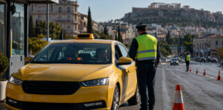 Αττική: Σύλληψη οδηγού ταξί για διπλή ταρίφα στον Κηφισό Κίτρινο ταξί σε τροχονομικό έλεγχο σε δρόμο της Αθήνας