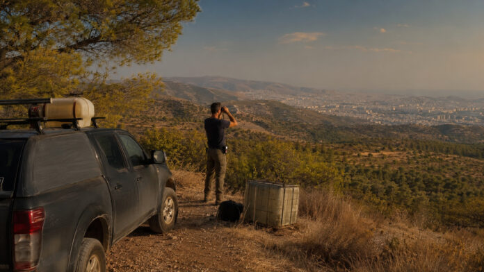 Επιτήρηση πευκόφυτης περιοχής της Αττικής σε συνθήκες πολύ υψηλού κινδύνου πυρκαγιάς
