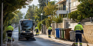 Χαλάνδρι: Το πρόγραμμα οδοκαθαρισμού της Πέμπτης 27 Αυγούστου Συνεργείο οδοκαθαρισμού εργάζεται σε κατοικημένο δρόμο του Χαλανδρίου