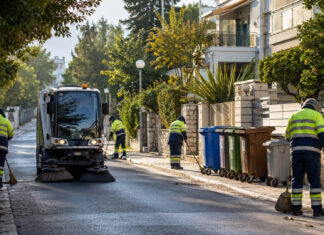 Χαλάνδρι: Το πρόγραμμα οδοκαθαρισμού της Πέμπτης 27 Αυγούστου Συνεργείο οδοκαθαρισμού εργάζεται σε κατοικημένο δρόμο του Χαλανδρίου
