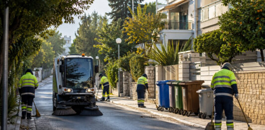 Χαλάνδρι: Το πρόγραμμα οδοκαθαρισμού της Πέμπτης 27 Αυγούστου Συνεργείο οδοκαθαρισμού εργάζεται σε κατοικημένο δρόμο του Χαλανδρίου