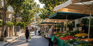 Χολαργός: Στη Φανερωμένης η λαϊκή αγορά έως 31 Αυγούστου Υπαίθρια λαϊκή αγορά με πάγκους οπωροκηπευτικών σε αστικό δρόμο