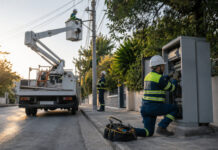 Διακοπές ρεύματος σήμερα σε Κηφισιά, Μαρούσι, Ψυχικό και Χαλάνδρι Συνεργείο ηλεκτρικού δικτύου σε αστικό δρόμο των βορείων προαστίων