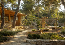 Φιλοθέη: Σε νέα φάση η αποκατάσταση του Κήπου Πικιώνη Κήπος με πέτρινα μονοπάτια, ξύλινο περίπτερο και παραδοσιακές κατασκευές παιχνιδιού