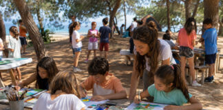 Φιλοθέη–Ψυχικό: Στις 17 Αυγούστου αρχίζει η δεύτερη περίοδος παιδικών κατασκηνώσεων Παιδιά σε θερινή κατασκήνωση συμμετέχουν σε υπαίθρια δημιουργική δραστηριότητα