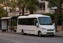 Γαλάτσι: Εκτός λειτουργίας η Δημοτική Συγκοινωνία έως 31 Αυγούστου Δημοτικό λεωφορείο σταθμευμένο σε αστική στάση