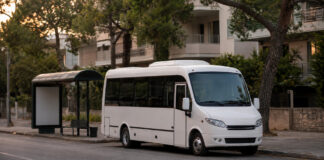 Γαλάτσι: Εκτός λειτουργίας η Δημοτική Συγκοινωνία έως 31 Αυγούστου Δημοτικό λεωφορείο σταθμευμένο σε αστική στάση