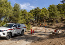 Μαρούσι: Κλειστό το Δάσος Συγγρού λόγω κινδύνου πυρκαγιάς Κλειστή είσοδος πευκοδάσους με όχημα πυροπροστασίας σε θερινή επιφυλακή