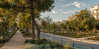 Μαρούσι: 251.269 τ.μ. αστικού πρασίνου και 5.500 φωτιστικά LED Δενδροφυτεμένος αστικός δρόμος με σύγχρονο φωτισμό LED και διαμορφωμένους χώρους πρασίνου