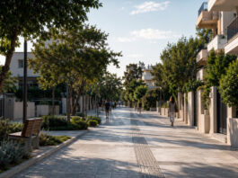 Μεταμόρφωση: Η οδός Δημητσάνης χαρακτηρίζεται πεζόδρομος Πεζόδρομος με προσβάσιμη όδευση, πράσινο και χώρους ανάπαυσης σε αστική γειτονιά