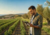 myAGRO: Άνοιξε η Ενιαία Αίτηση Ενίσχυσης 2026 – Οι προθεσμίες Παραγωγός χρησιμοποιεί tablet σε καλλιεργήσιμη έκταση